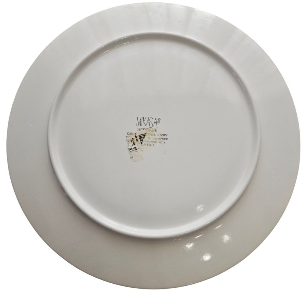 Mikasa Christmas Story Serving Plate 12.5" platter round romantic country dishw - Picture 5 of 9